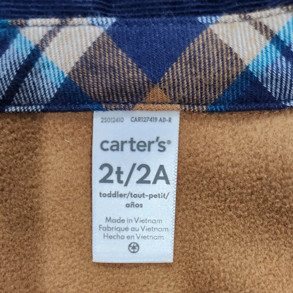 Carter's Toddler Plaid Shacket